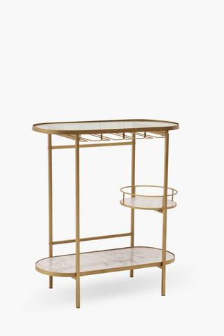 Metal Drinks Trolley
