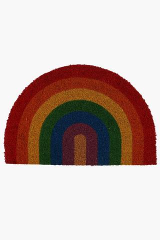 Half Moon Rainbow Door Mat 40x60cm