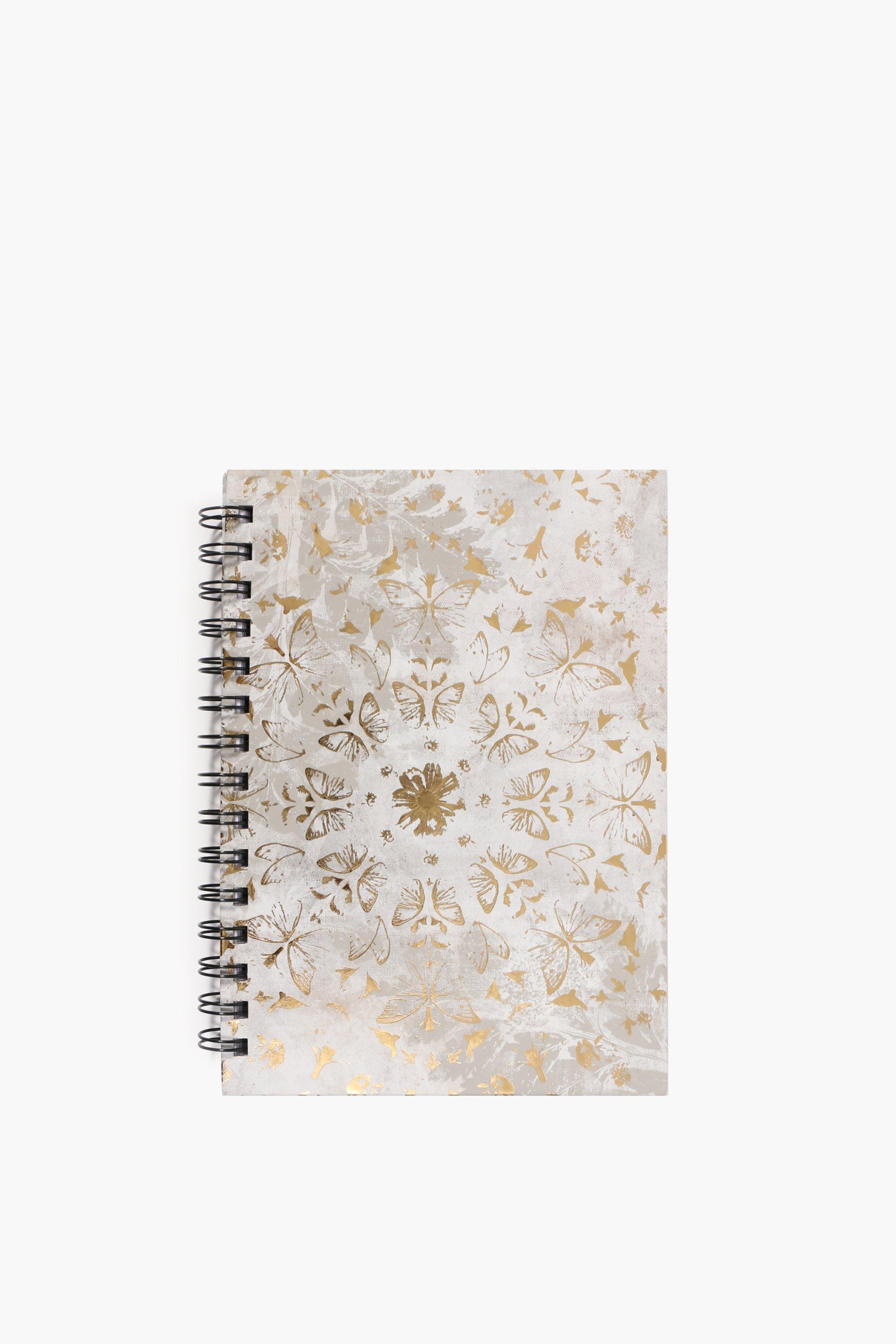 Bijou Metallic Spiral Notebook A5