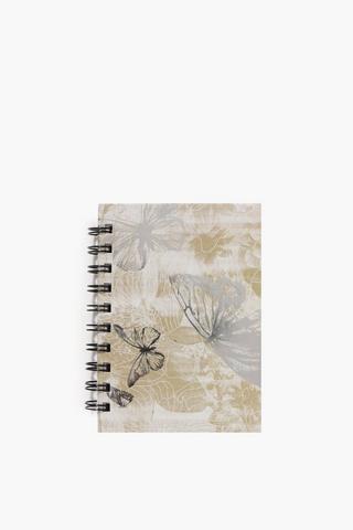 Bijou Metallic Spiral Notebook A6