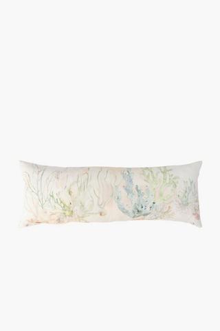 Printed Coastal Scatter Cushion, 30x80cm