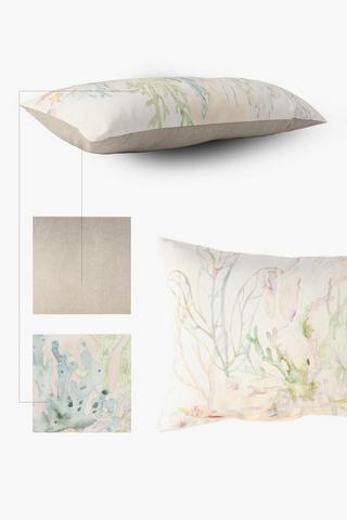 Printed Coastal Scatter Cushion, 30x80cm