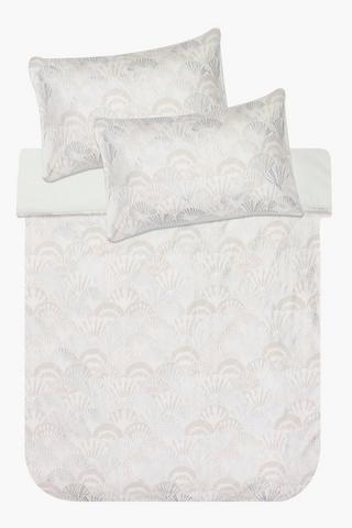 Twirl Foil Shell Duvet Cover Set