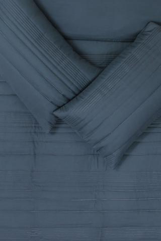 Quilted Urban Geometric Woven Duvet Cover Set