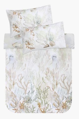 Polycotton Coastal Duvet Cover Set