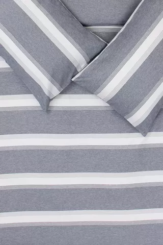 Marl Stripe Duvet Cover Set