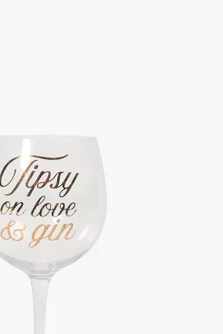 Slogan Gin Glass