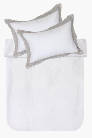 Oxford Lace Rustic Duvet Cover Set