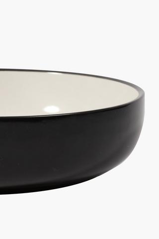 Two Tone Stoneware Soup Bowl
