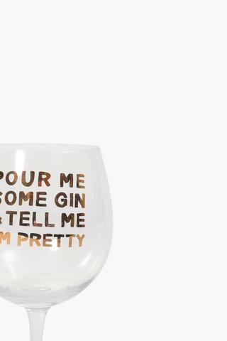 Slogan Gin Glass
