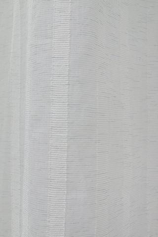 Textured Sophia Stripe Sheer Eyelet Curtain, 140x225cm