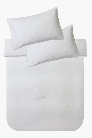 Cotton Jacquard Damask Duvet Cover Set