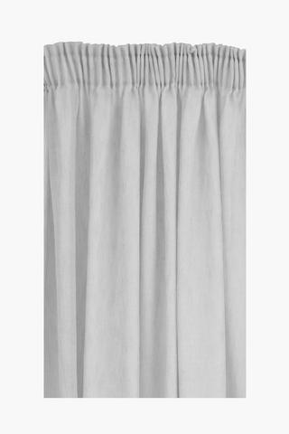 Sheer Slub Taped Curtain, 230x218cm
