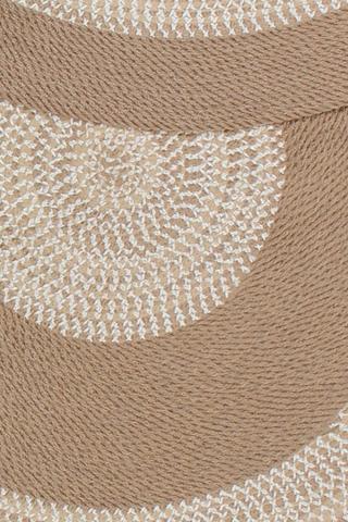 Jute Ocean Round Rug, 120cm