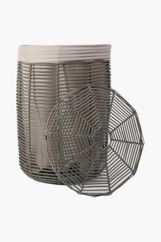 Kwezi Laundry Basket Large With Lid