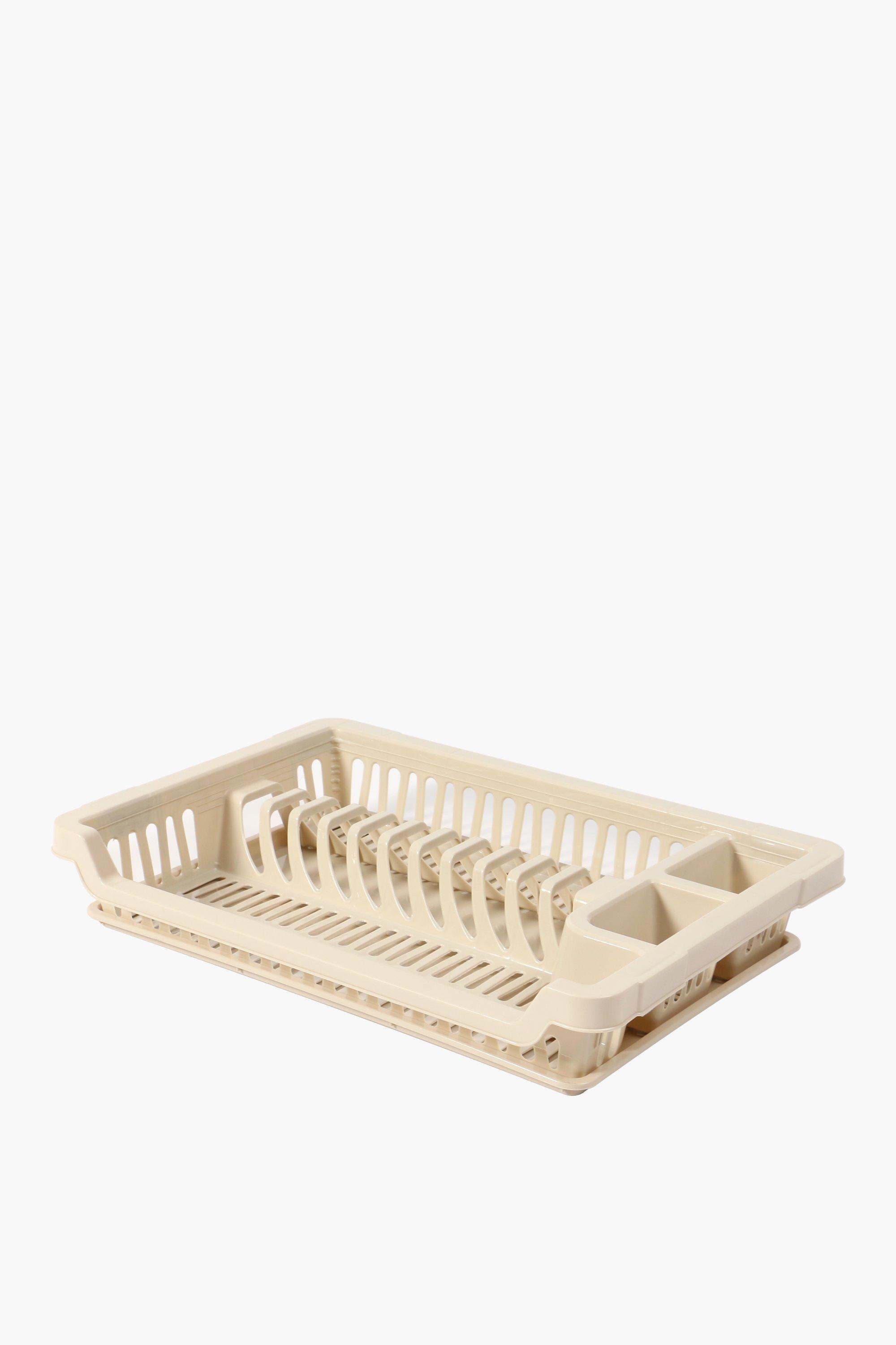 Plastic Dish Rack With Drip Tray