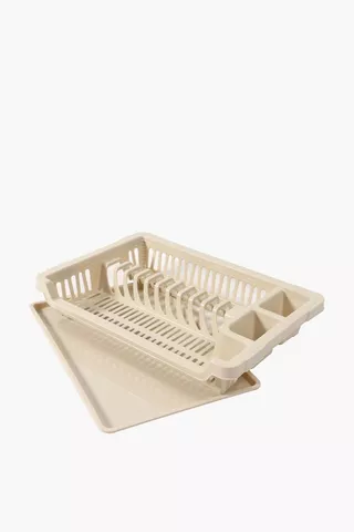 Plastic Dish Rack With Drip Tray