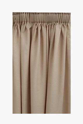 Jacquard Diamond Taped Curtain, 230x218cm