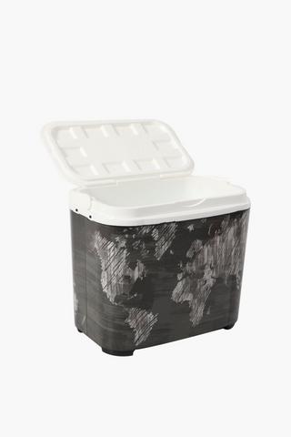 World Map Cooler Box, 10l
