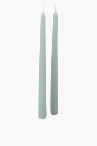 2 Pack Rain Dinner Candles, 27cm