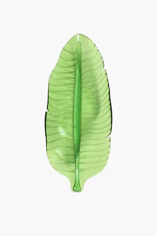 Acrylic Leaf Platter