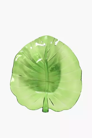 Acrylic Leaf Salad Bowl