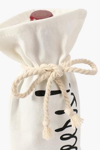 Canvas Wine Bottle Bag