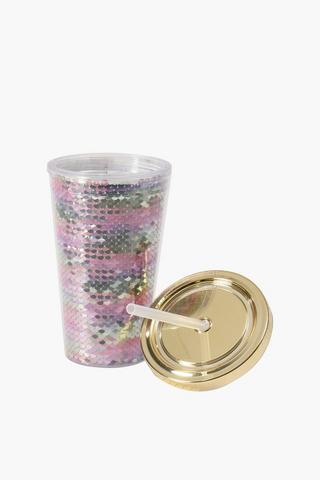 Sequin Sippy Cup, 500ml
