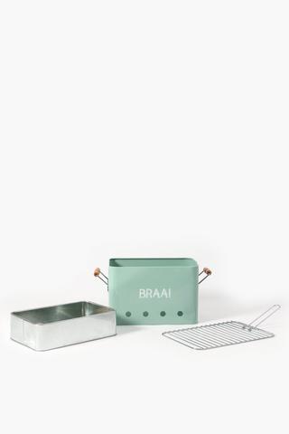 Galvanised Metal Braai Stand