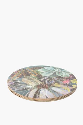 4 Pack Bramble Cork Placemat