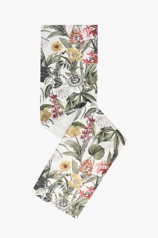 Woven Floral Table Runner