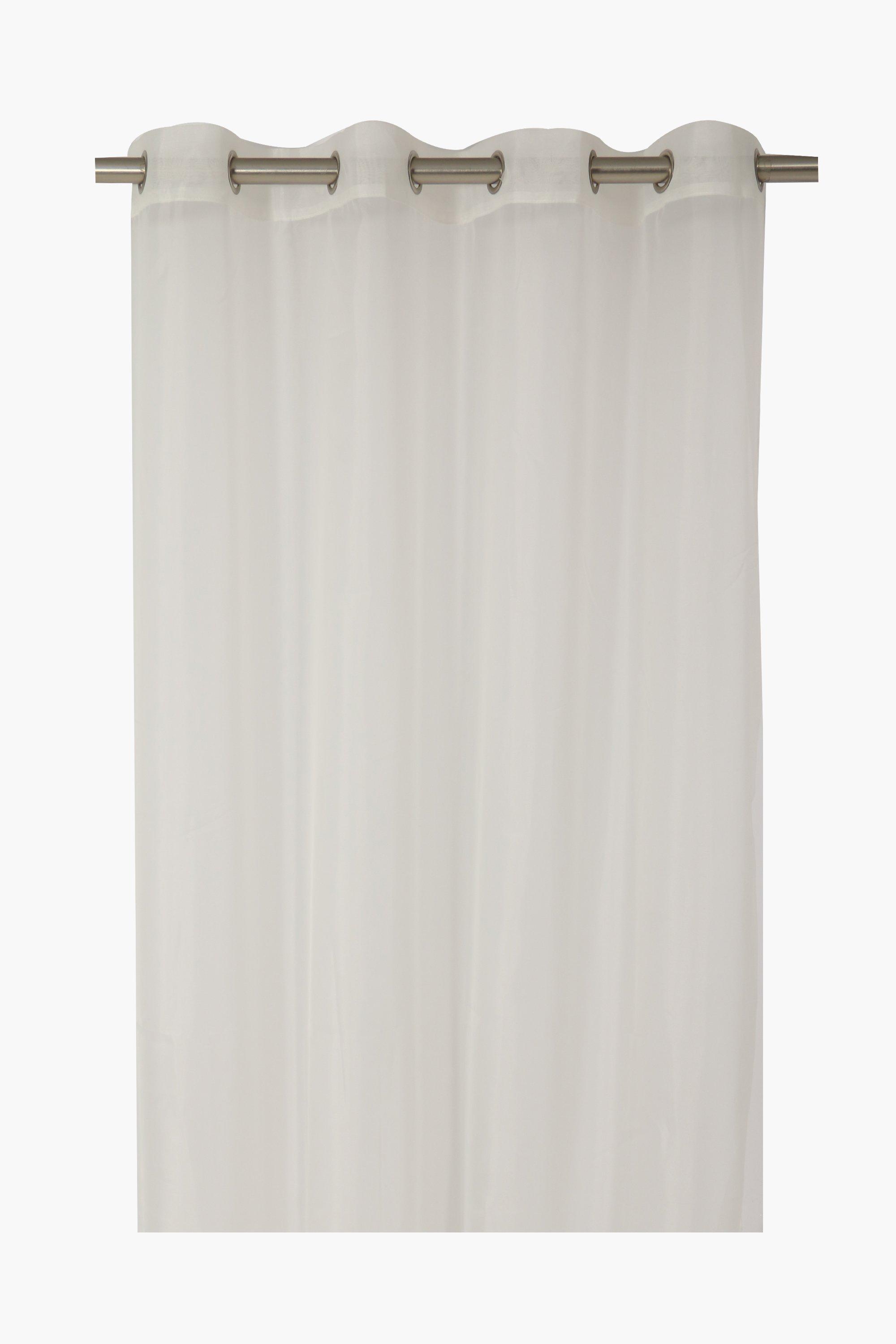 Sheer Voile Eyelet Curtain 225x250cm