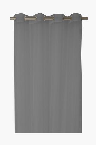 Sheer Voile Eyelet Curtain 225x250cm