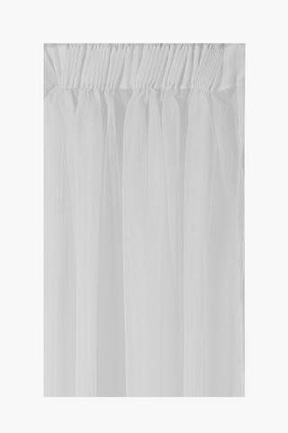 Sheer Voile Taped Curtain 290x270cm