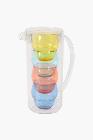 5 Piece Tumbler And Jug Set