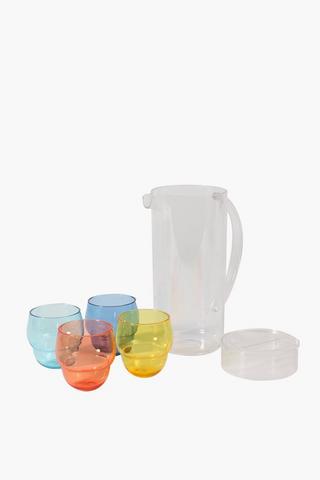 5 Piece Tumbler And Jug Set