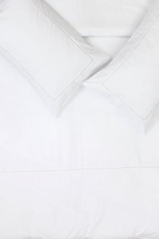 144 Thread Count Cotton Stitch Duvet Cover Set