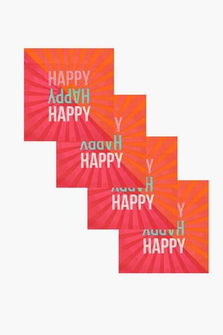 20 Pack Script Serviettes