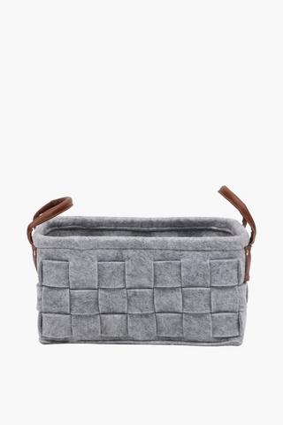 Felt Weave Utility Basket, Medium