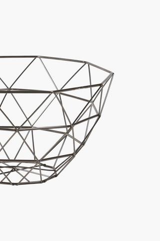 Gunmetal Fruit Basket