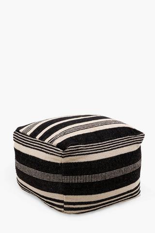Textured Pouffe