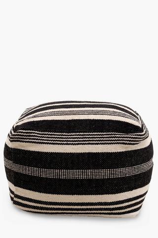 Textured Pouffe
