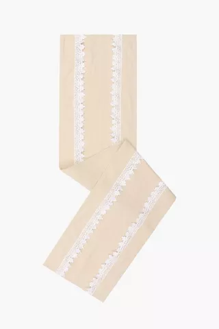 Lace Lurex Table Runner