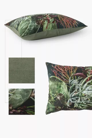 Printed Bramble Scatter Cushion, 40x60cm