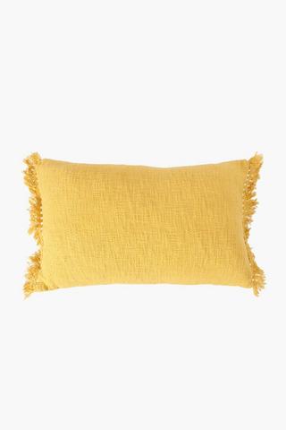 Edge Fray Scatter Cushion, 40x60cm
