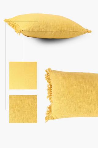 Edge Fray Scatter Cushion, 40x60cm