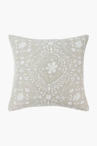 Printed Bernadine Scatter Cushion, 45x45cm