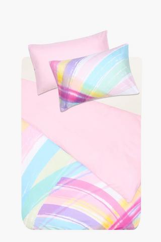 Soft Touch Rainbow Duvet Cover Set