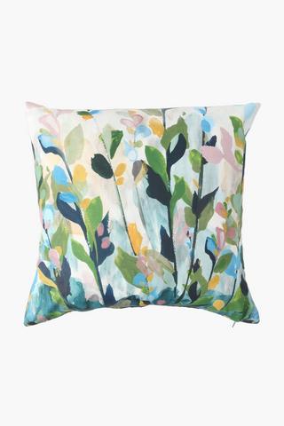 Printed Chichi Leaf Scatter Cushion, 50x50cm