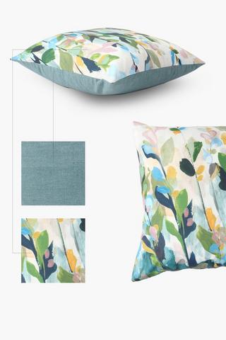 Printed Chichi Leaf Scatter Cushion, 50x50cm